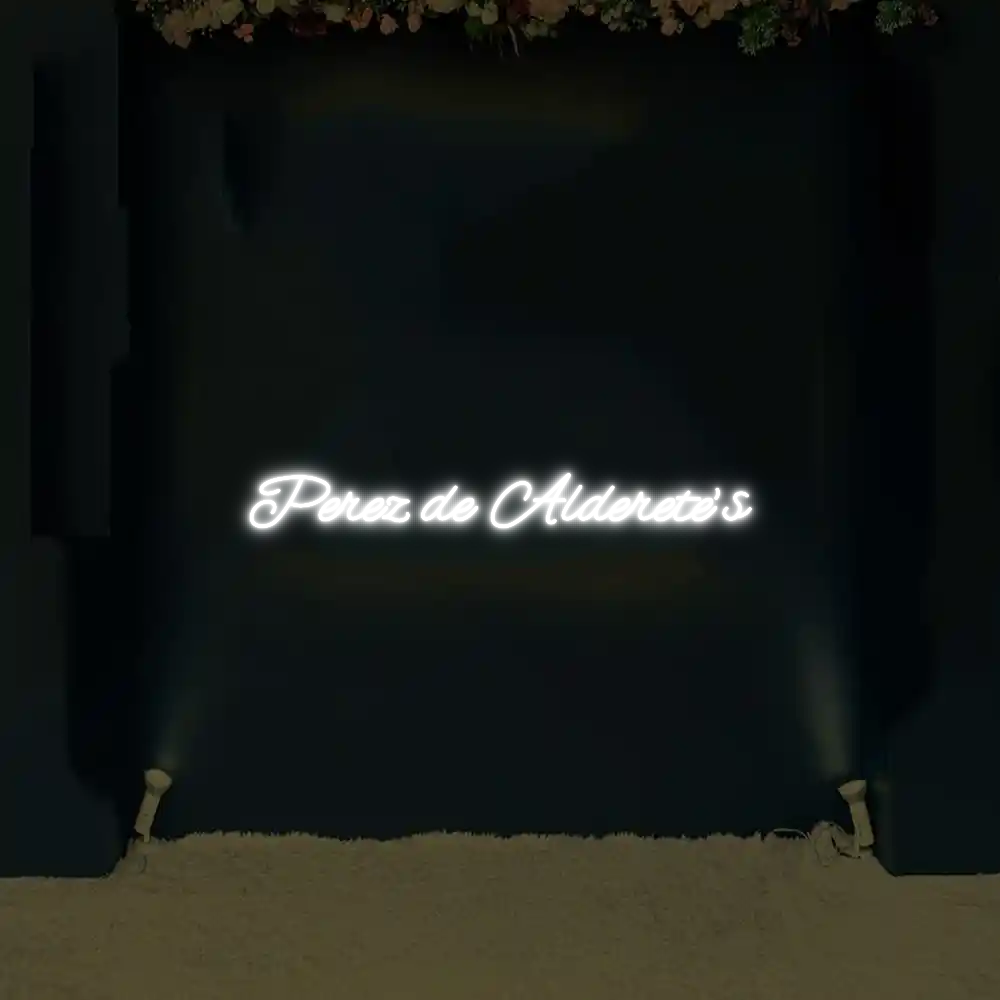 CREATE YOUR OWN WEDDING NEON SIGN Perez de Alde...