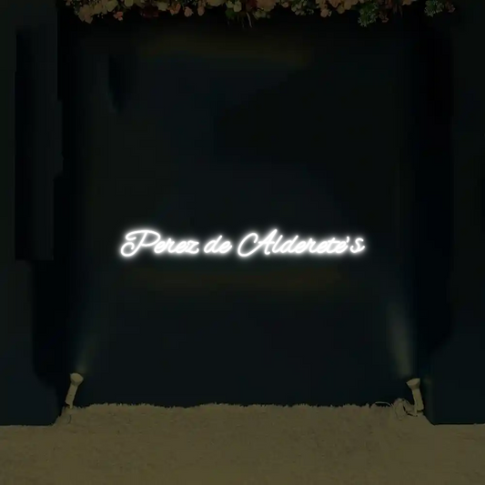 CREATE YOUR OWN WEDDING NEON SIGN Perez de Alde...