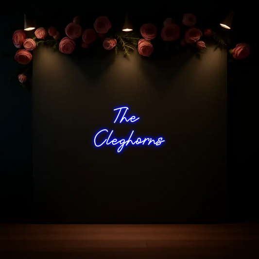 CREATE YOUR OWN WEDDING NEON SIGN The 
Cleghorns