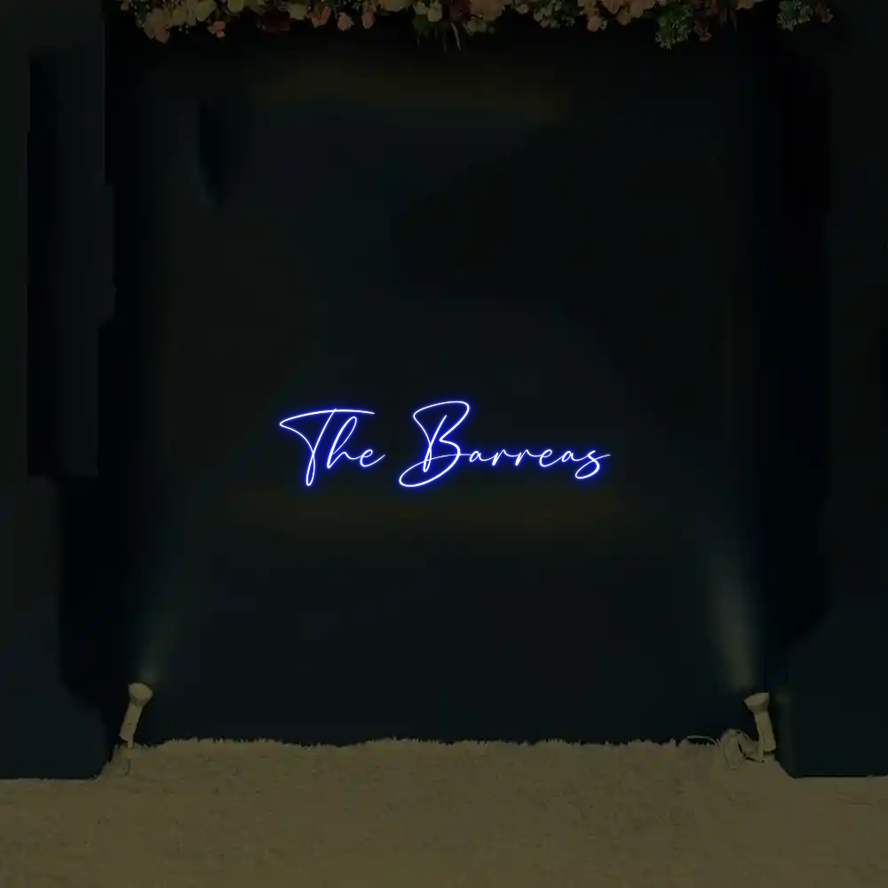 CREATE YOUR OWN WEDDING NEON SIGN The Barreas