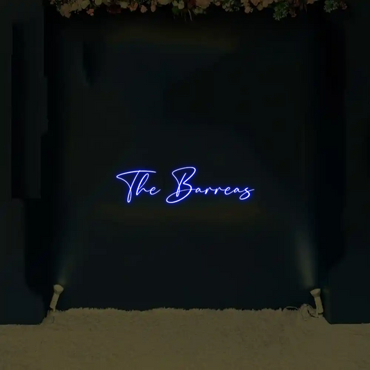 CREATE YOUR OWN WEDDING NEON SIGN The Barreas