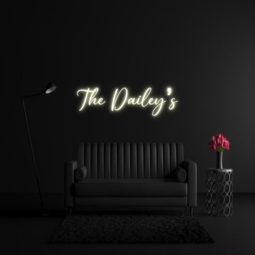 CREATE YOUR OWN WEDDING NEON SIGN The Dailey’s