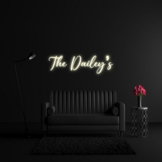 CREATE YOUR OWN WEDDING NEON SIGN The Dailey’s