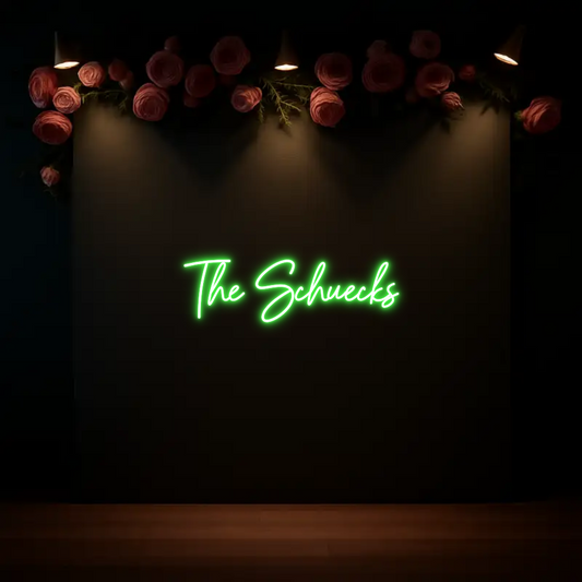 CREATE YOUR OWN WEDDING NEON SIGN The Schuecks