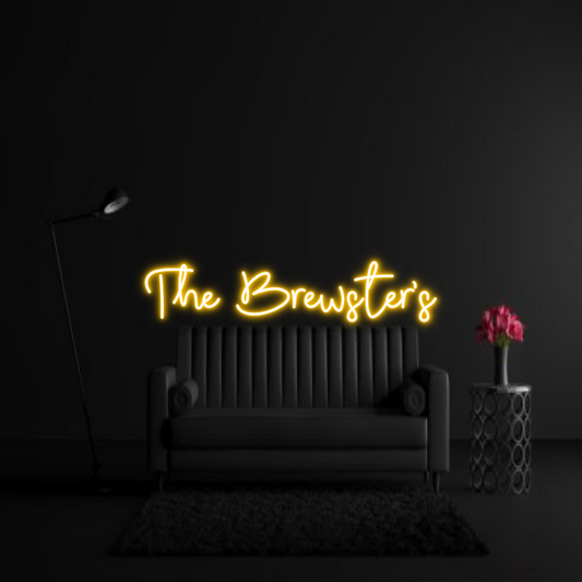 CREATE YOUR OWN WEDDING NEON SIGN The Brewster’s