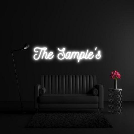 CREATE YOUR OWN WEDDING NEON SIGN The Sample's