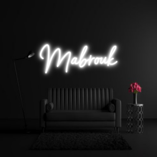 CREATE YOUR OWN WEDDING NEON SIGN Mabrouk