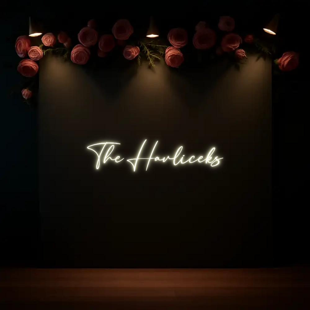 CREATE YOUR OWN WEDDING NEON SIGN The Havliceks