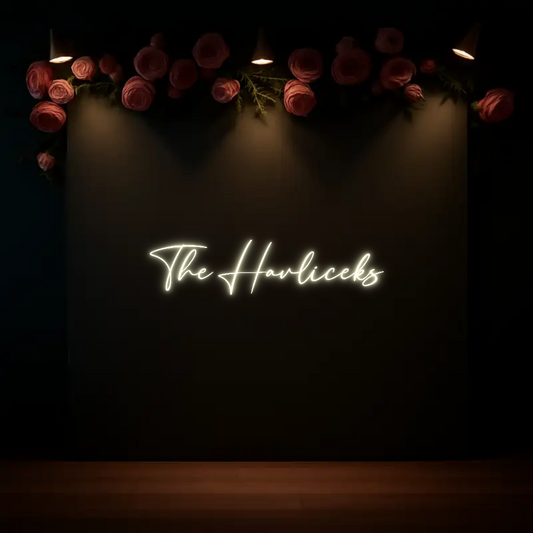 CREATE YOUR OWN WEDDING NEON SIGN The Havliceks