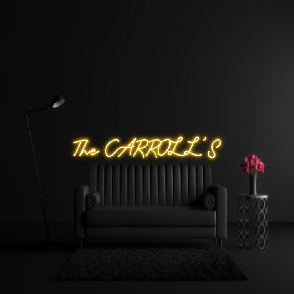 CREATE YOUR OWN WEDDING NEON SIGN The CARROLL’S