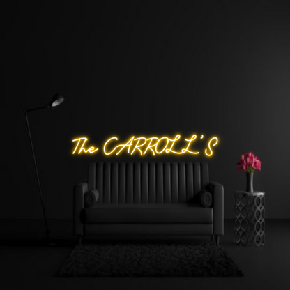 CREATE YOUR OWN WEDDING NEON SIGN The CARROLL’S