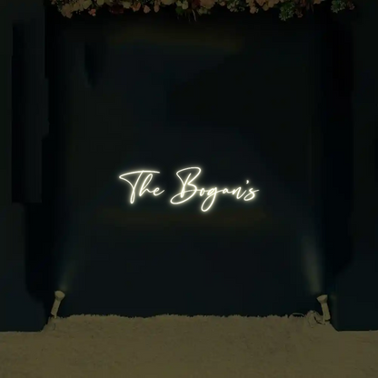 CREATE YOUR OWN WEDDING NEON SIGN The Bogan’s