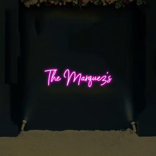 CREATE YOUR OWN WEDDING NEON SIGN The Marquez’s