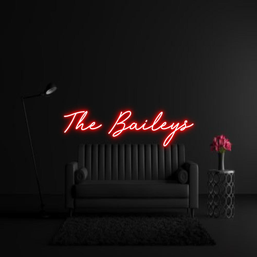 CREATE YOUR OWN WEDDING NEON SIGN The Baileys