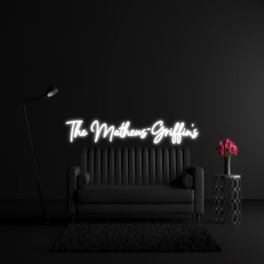 CREATE YOUR OWN WEDDING NEON SIGN The Mathews-G...