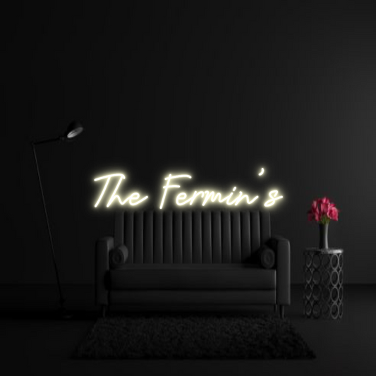 CREATE YOUR OWN WEDDING NEON SIGN The Fermin’s