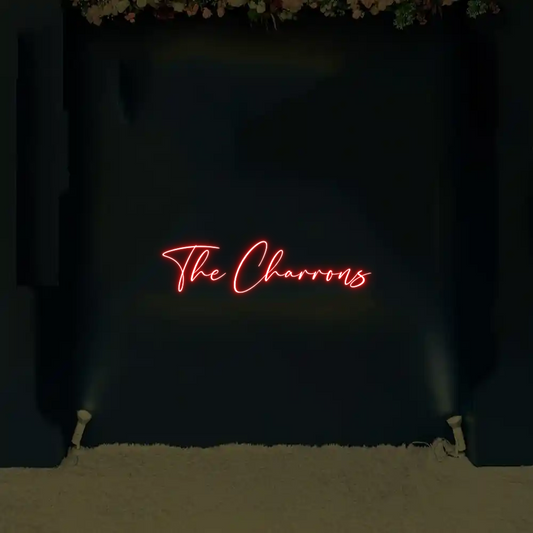 CREATE YOUR OWN WEDDING NEON SIGN The Charrons