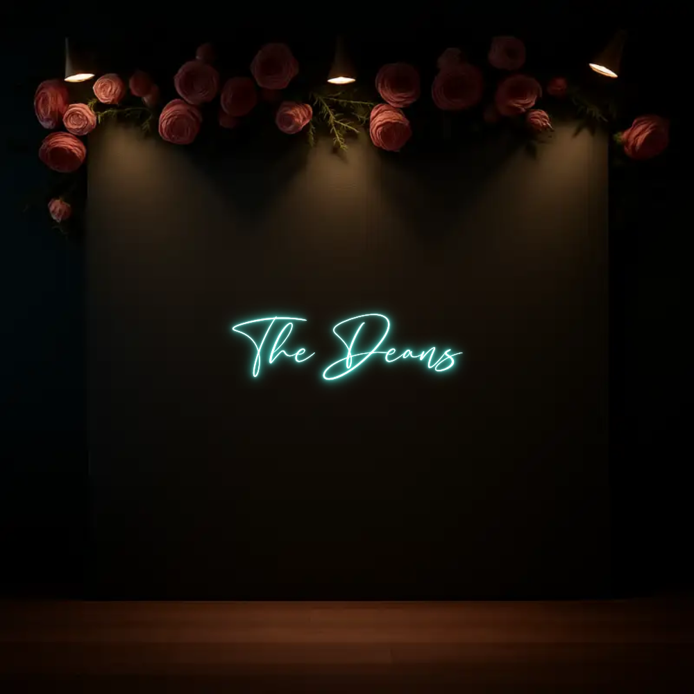 CREATE YOUR OWN WEDDING NEON SIGN The Deans