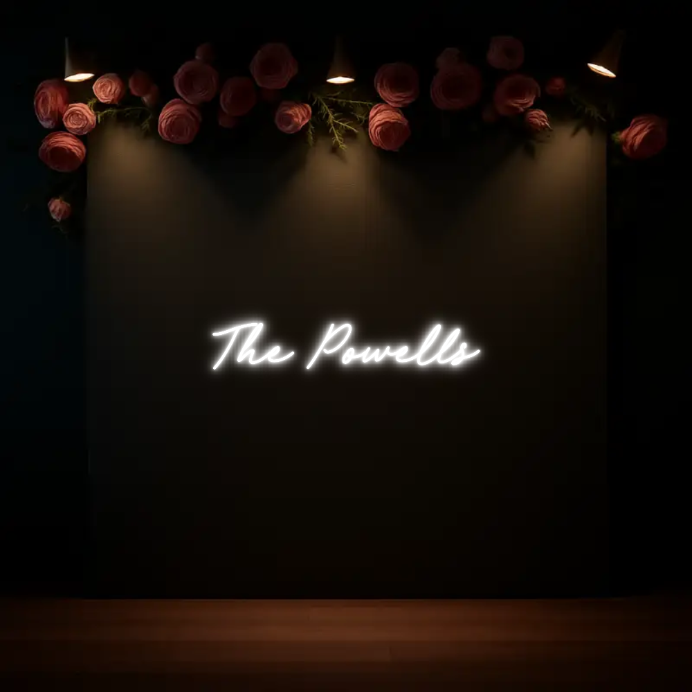 CREATE YOUR OWN WEDDING NEON SIGN The Powells