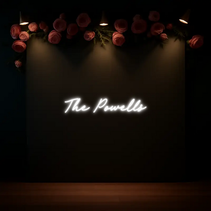 CREATE YOUR OWN WEDDING NEON SIGN The Powells