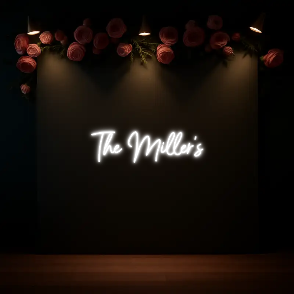 CREATE YOUR OWN WEDDING NEON SIGN The Miller's
