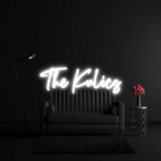 CREATE YOUR OWN WEDDING NEON SIGN The Kulics