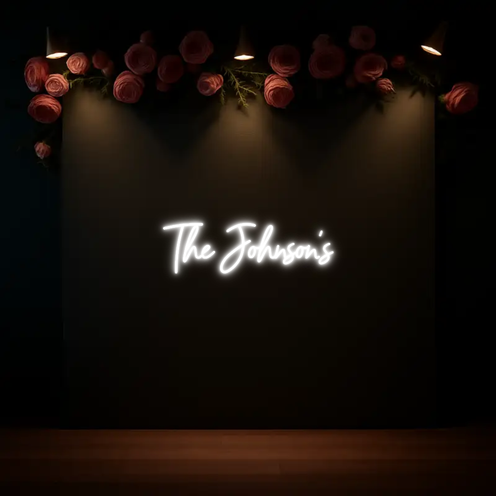 CREATE YOUR OWN WEDDING NEON SIGN The Johnson’s