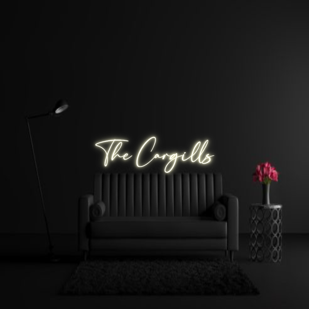 CREATE YOUR OWN WEDDING NEON SIGN The Cargills