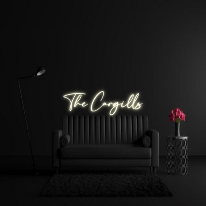 CREATE YOUR OWN WEDDING NEON SIGN The Cargills