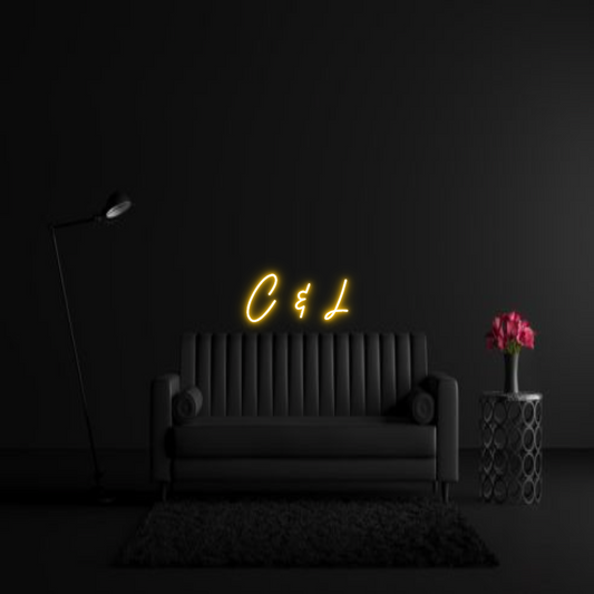 CREATE YOUR OWN WEDDING NEON SIGN C & L
