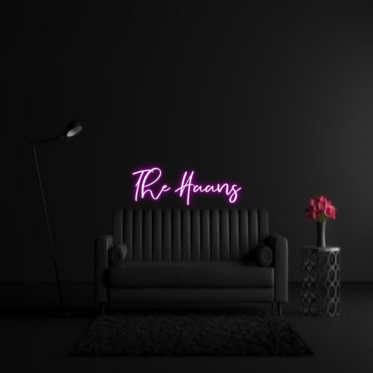 CREATE YOUR OWN WEDDING NEON SIGN The Haans