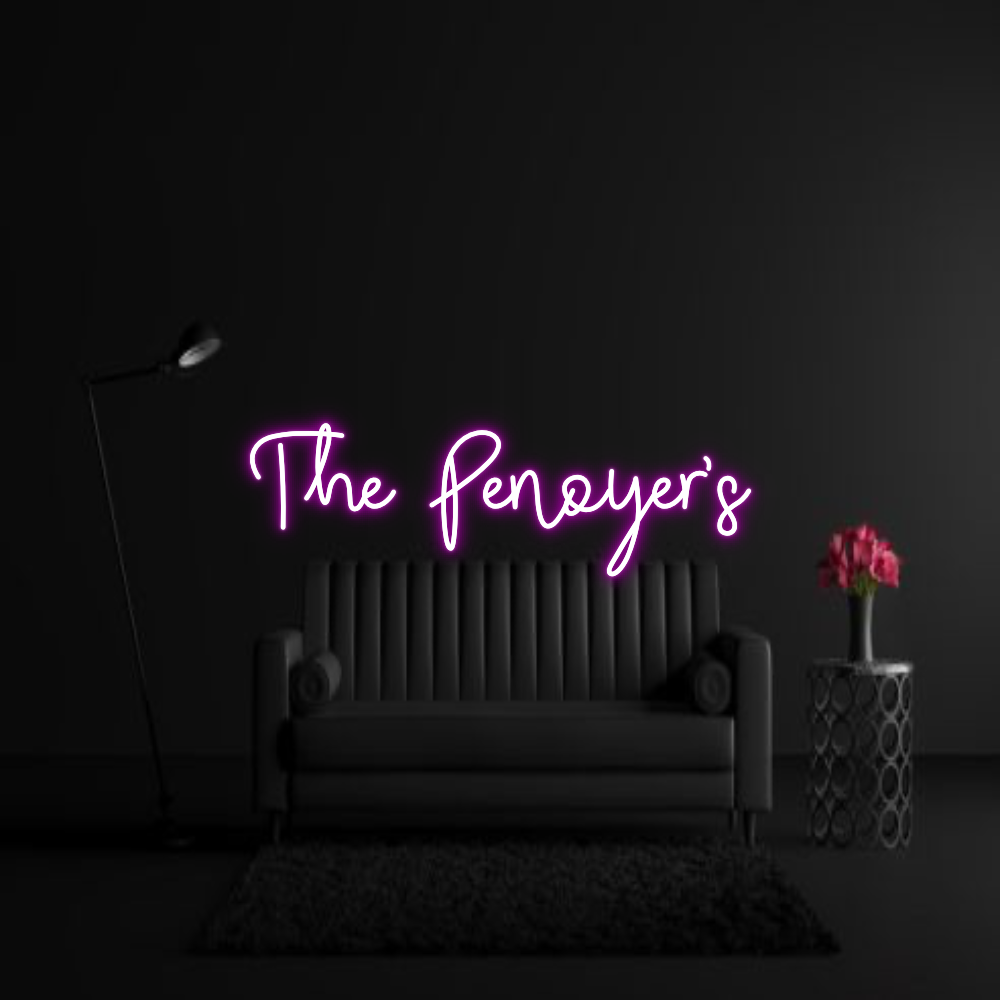 CREATE YOUR OWN WEDDING NEON SIGN The Penoyer’s