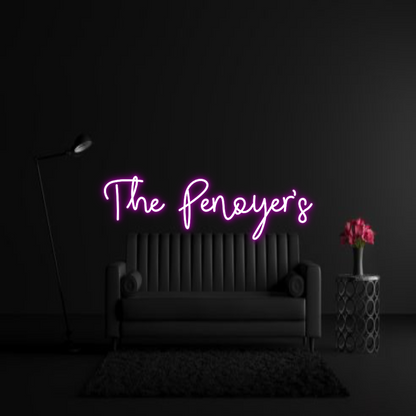 CREATE YOUR OWN WEDDING NEON SIGN The Penoyer’s