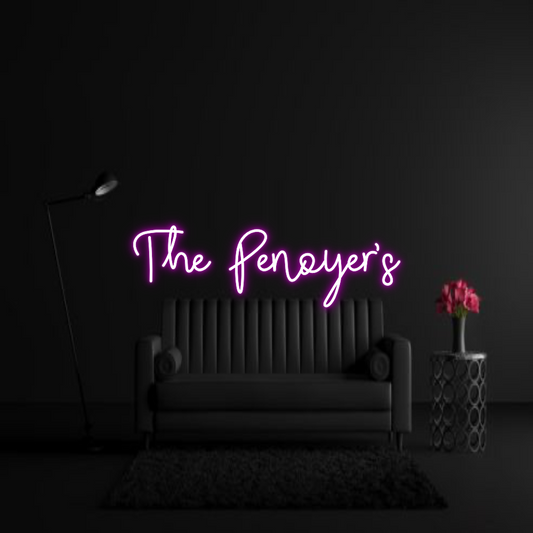CREATE YOUR OWN WEDDING NEON SIGN The Penoyer’s