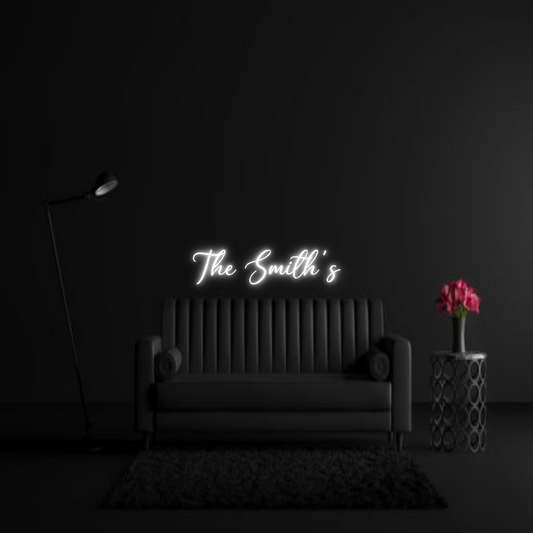 CREATE YOUR OWN WEDDING NEON SIGN The Smith's