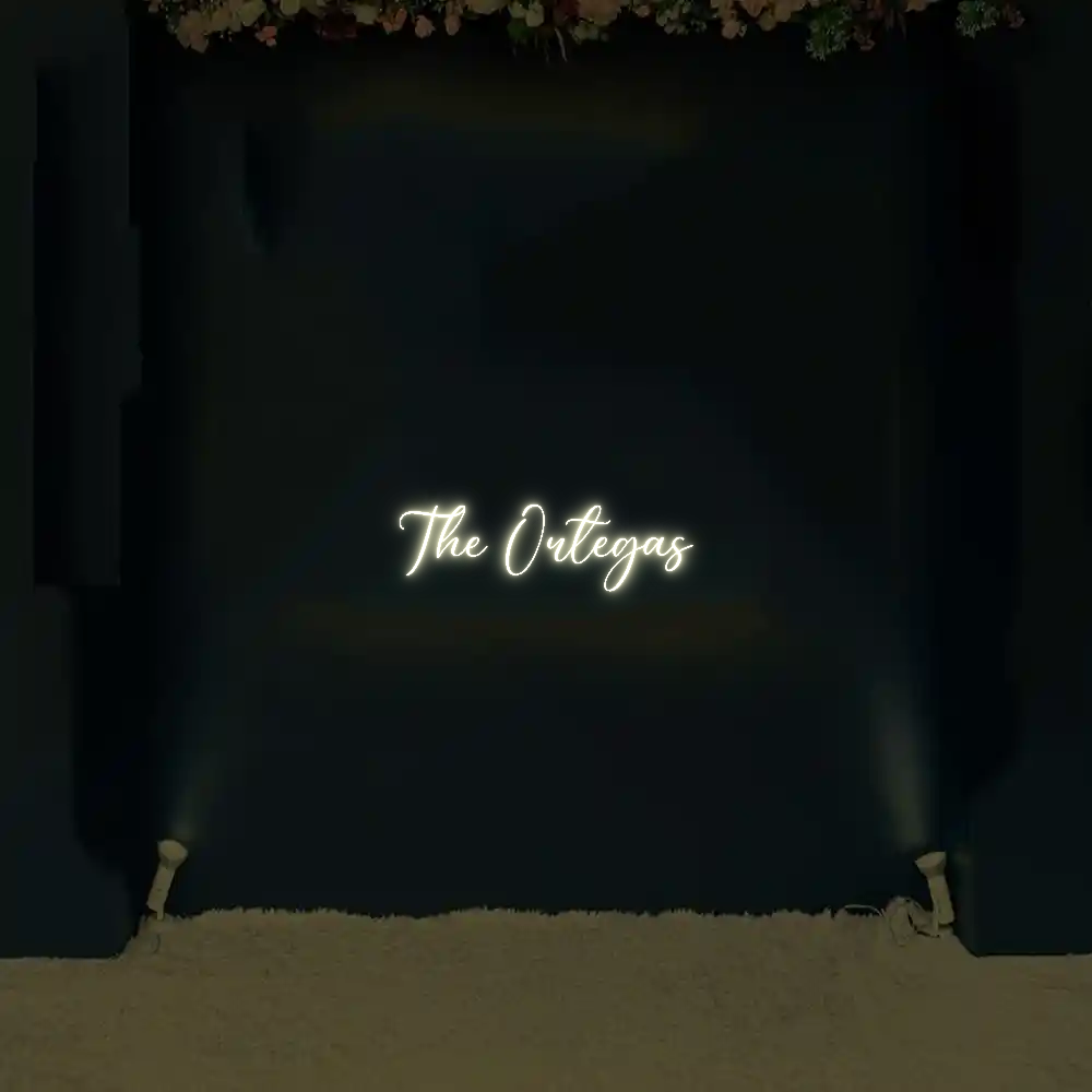 CREATE YOUR OWN WEDDING NEON SIGN The Ortegas