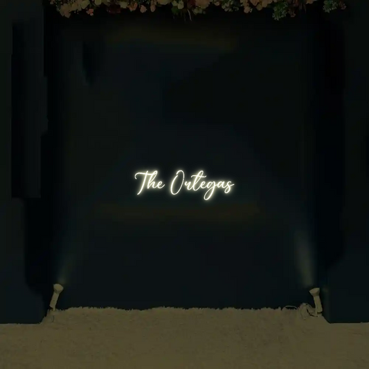 CREATE YOUR OWN WEDDING NEON SIGN The Ortegas