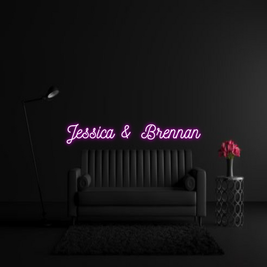 CREATE YOUR OWN WEDDING NEON SIGN Jessica &  Br...