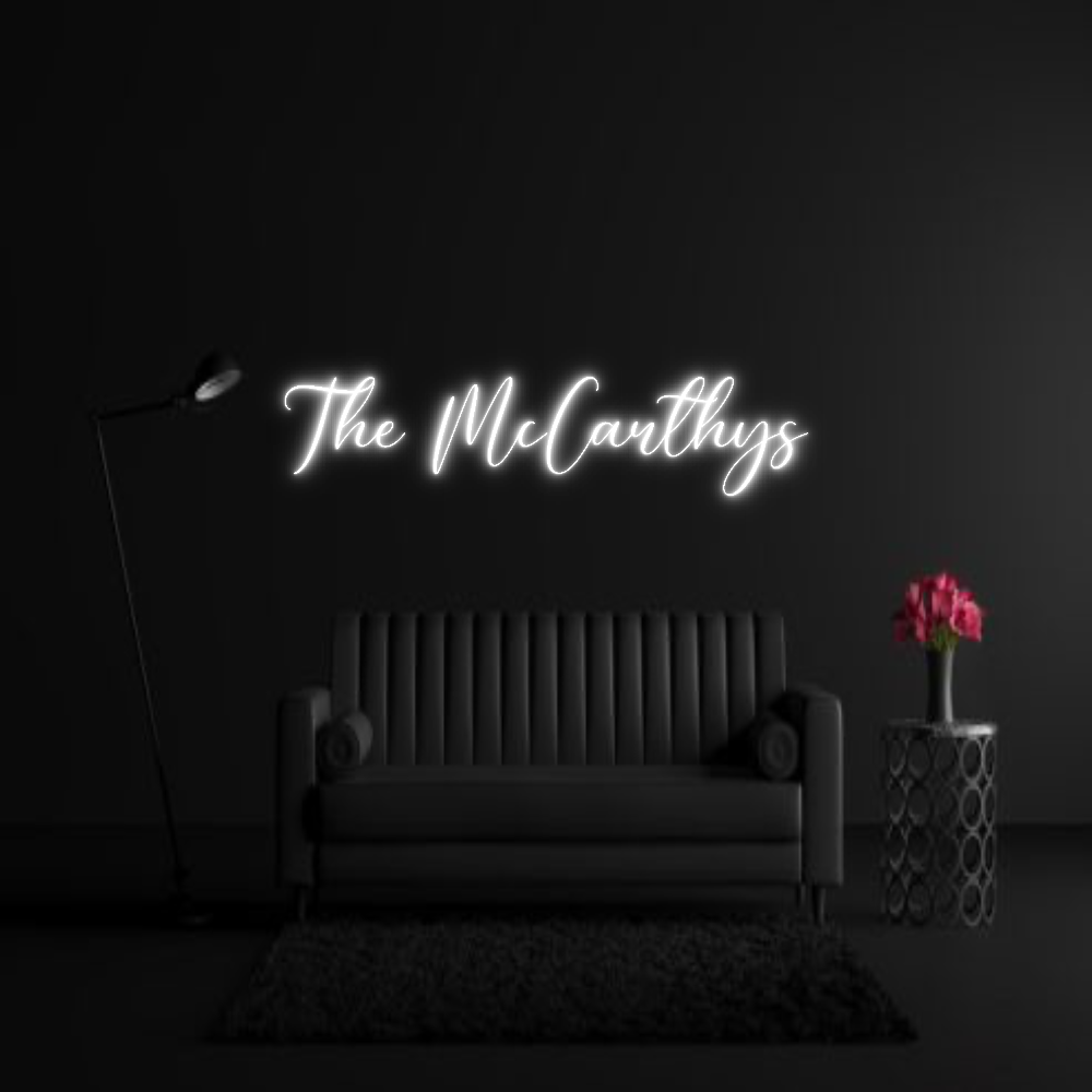CREATE YOUR OWN WEDDING NEON SIGN The McCarthys