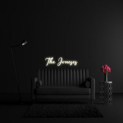 CREATE YOUR OWN WEDDING NEON SIGN The Joneses