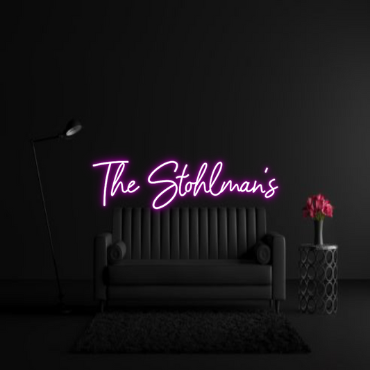 CREATE YOUR OWN WEDDING NEON SIGN The Stohlman’s
