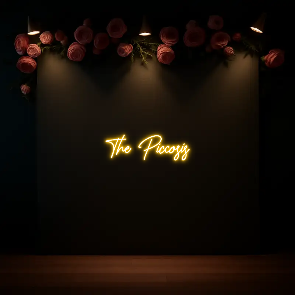 CREATE YOUR OWN WEDDING NEON SIGN The Piccosis