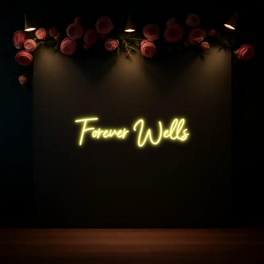 CREATE YOUR OWN WEDDING NEON SIGN Forever Wells
