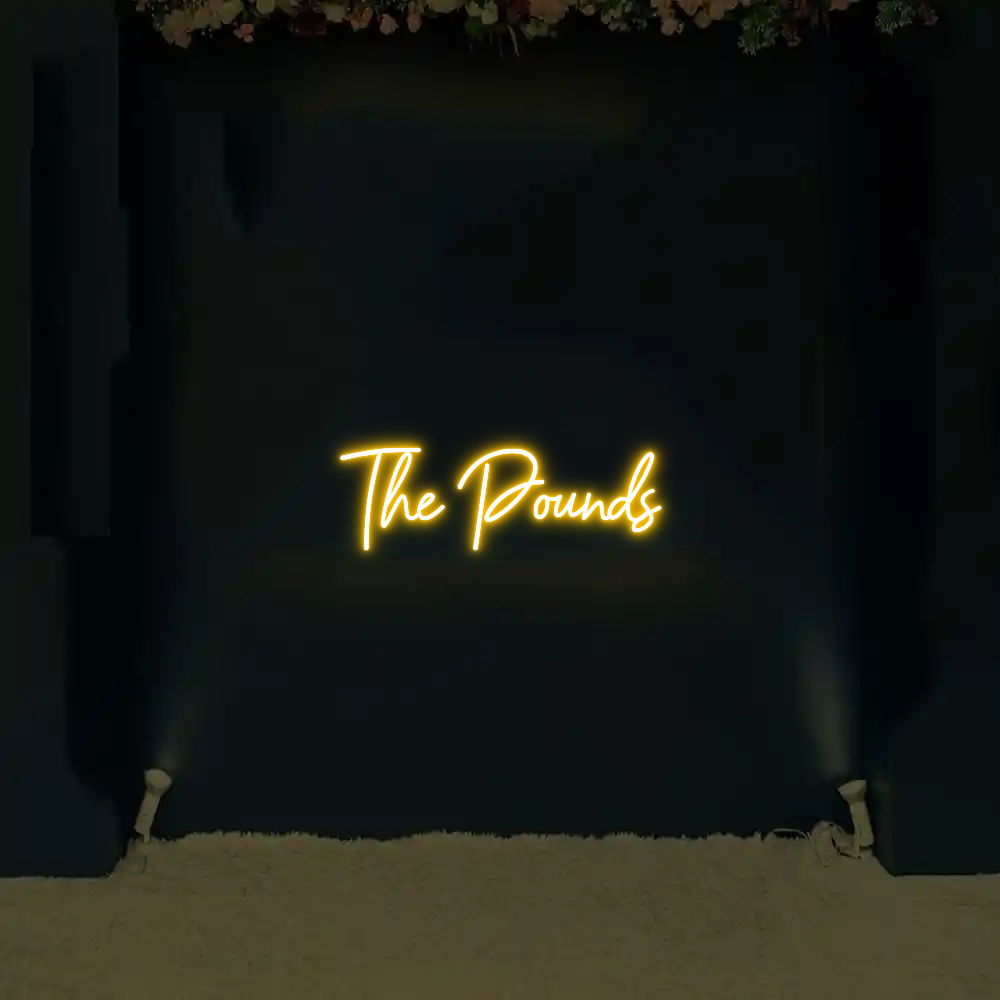CREATE YOUR OWN WEDDING NEON SIGN The Pounds