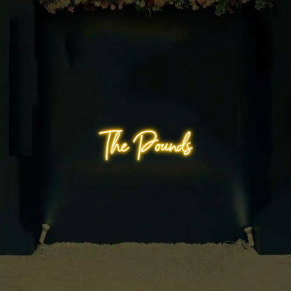 CREATE YOUR OWN WEDDING NEON SIGN The Pounds