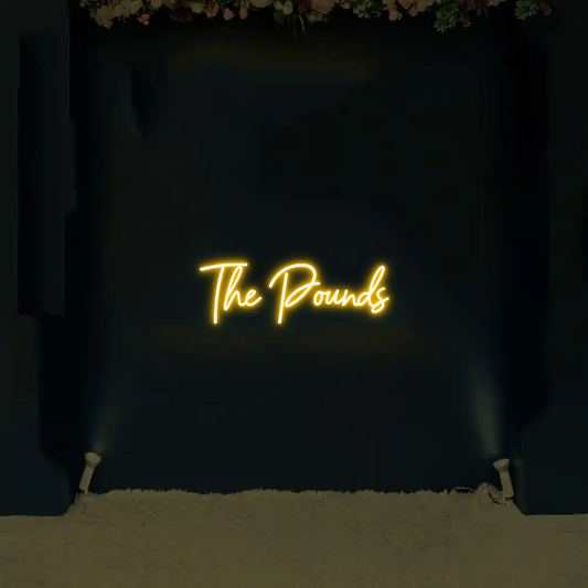 CREATE YOUR OWN WEDDING NEON SIGN The Pounds