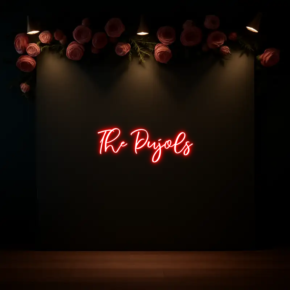 CREATE YOUR OWN WEDDING NEON SIGN The Pujols
