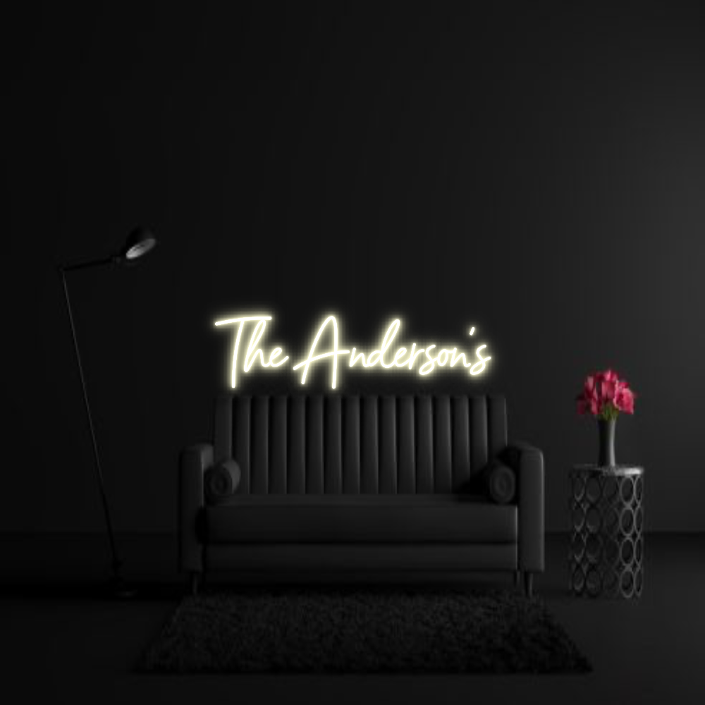 CREATE YOUR OWN WEDDING NEON SIGN The Anderson’s