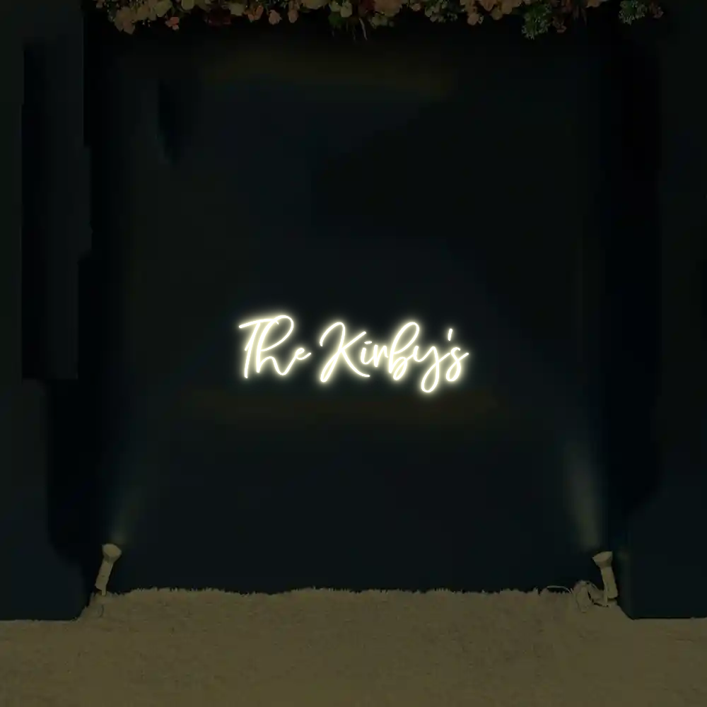 CREATE YOUR OWN WEDDING NEON SIGN The Kirby’s
