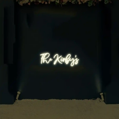 CREATE YOUR OWN WEDDING NEON SIGN The Kirby’s